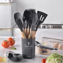 Kit 12 Peças de Utensílios de Cozinha em Silicone